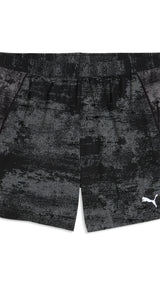 PUMA run velocity printed running 5" shorts men in black - Image 1