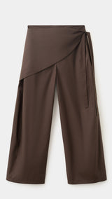 Mango pantalon milos in chocolate - Image 1