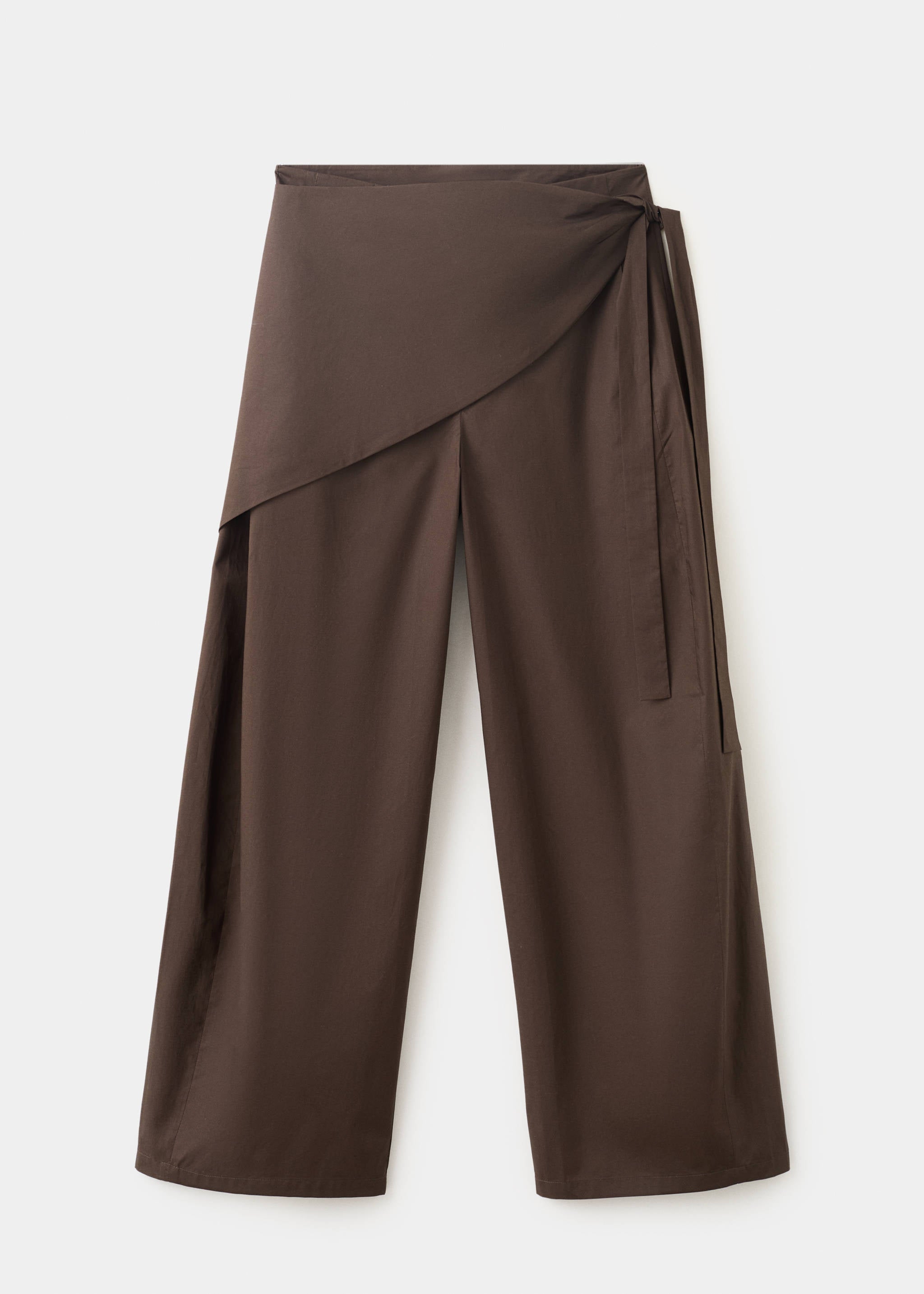 Mango pantalon milos in chocolate - Image 1