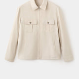Mango chaqueta vulcano in ivory - Image 1