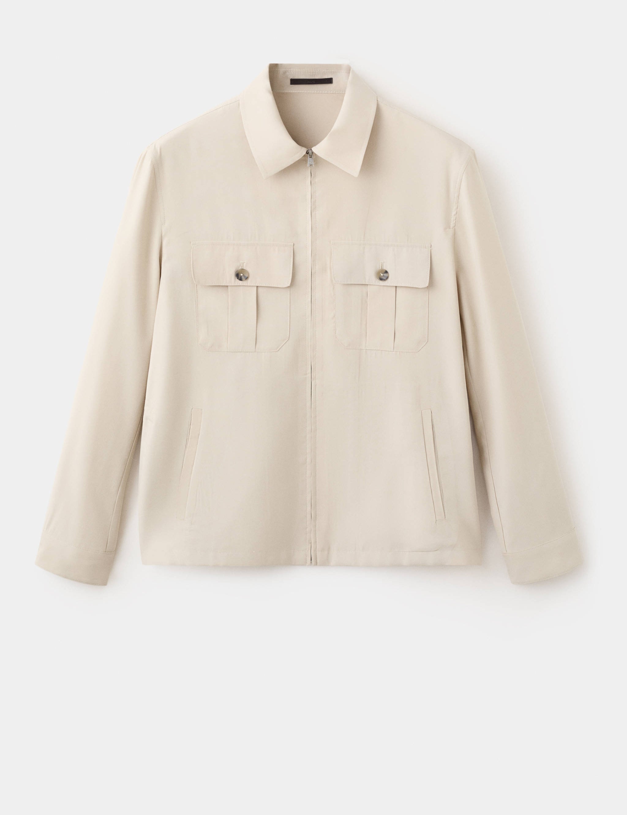 Mango chaqueta vulcano in ivory - Image 1