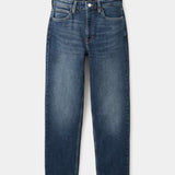 Mango jeans newmom in dark denim - Image 1
