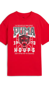 PUMA Rival rage basketball tee in for all time red - Image 1