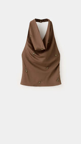 Mango top soliel in brown - Image 1