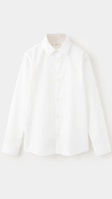 Mango shirt popelin in white - Image 1