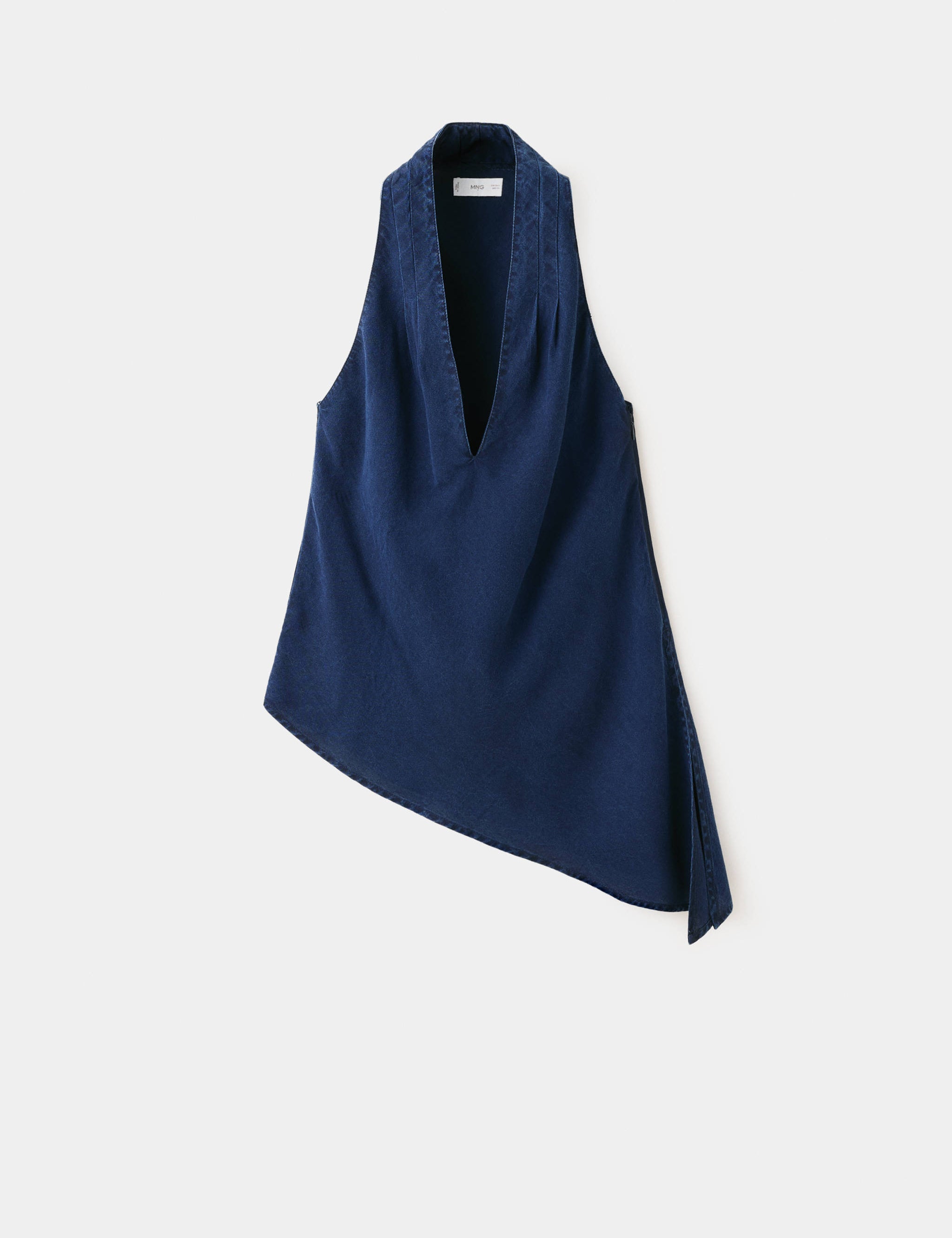 Mango top giselle in dark denim - Image 1