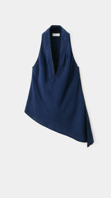 Mango top giselle in dark denim - Image 1