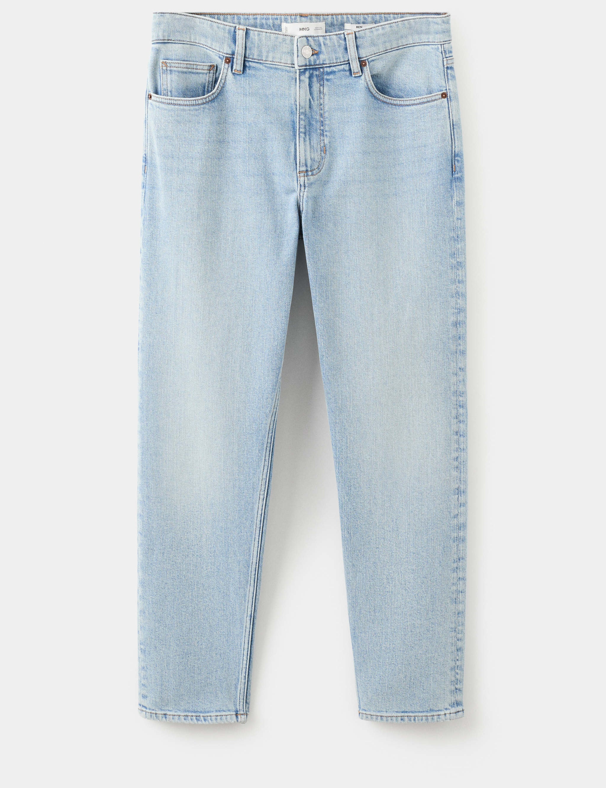 Mango jeans ben in light denim - Image 1