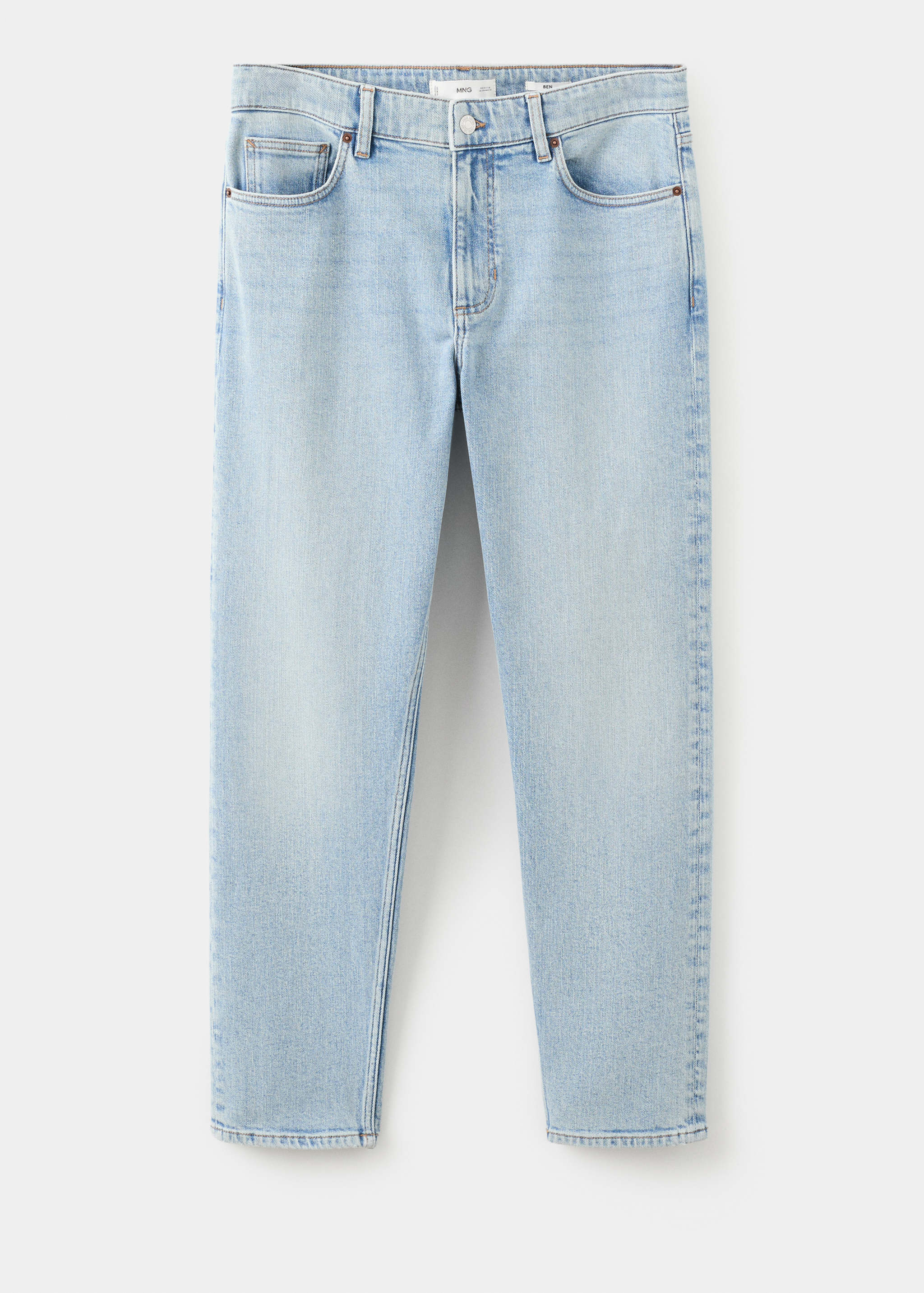 Mango jeans ben in light denim - Image 1
