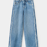Mango jeans widef in medium denim - Image 1