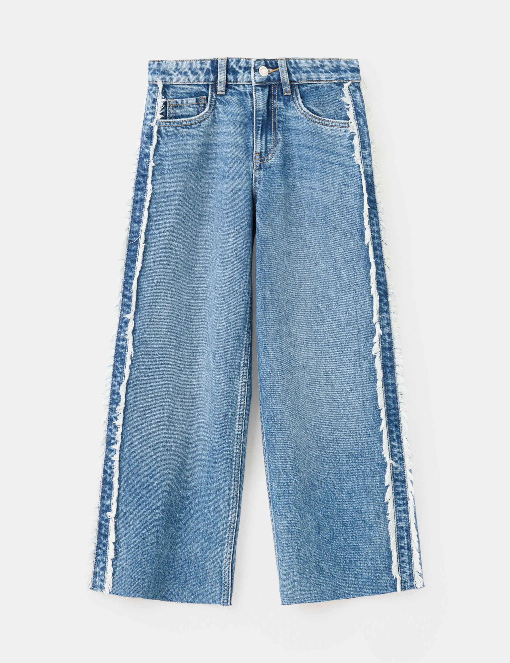 Mango jeans widef in medium denim - Image 1