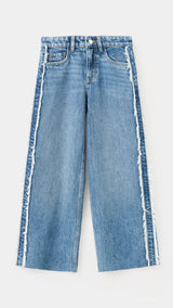 Mango jeans widef in medium denim - Image 1