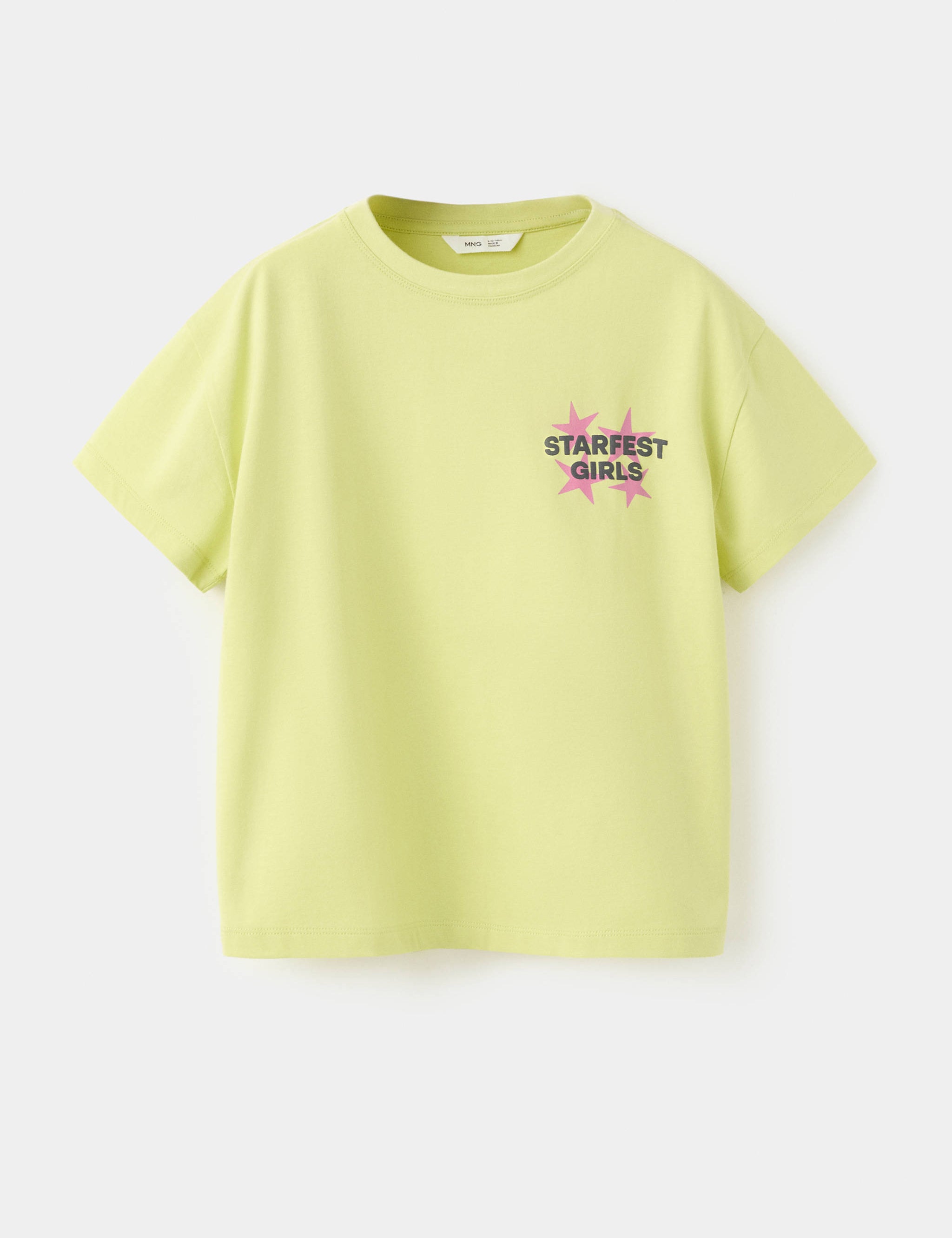 Mango camiseta starfest in lime - Image 1