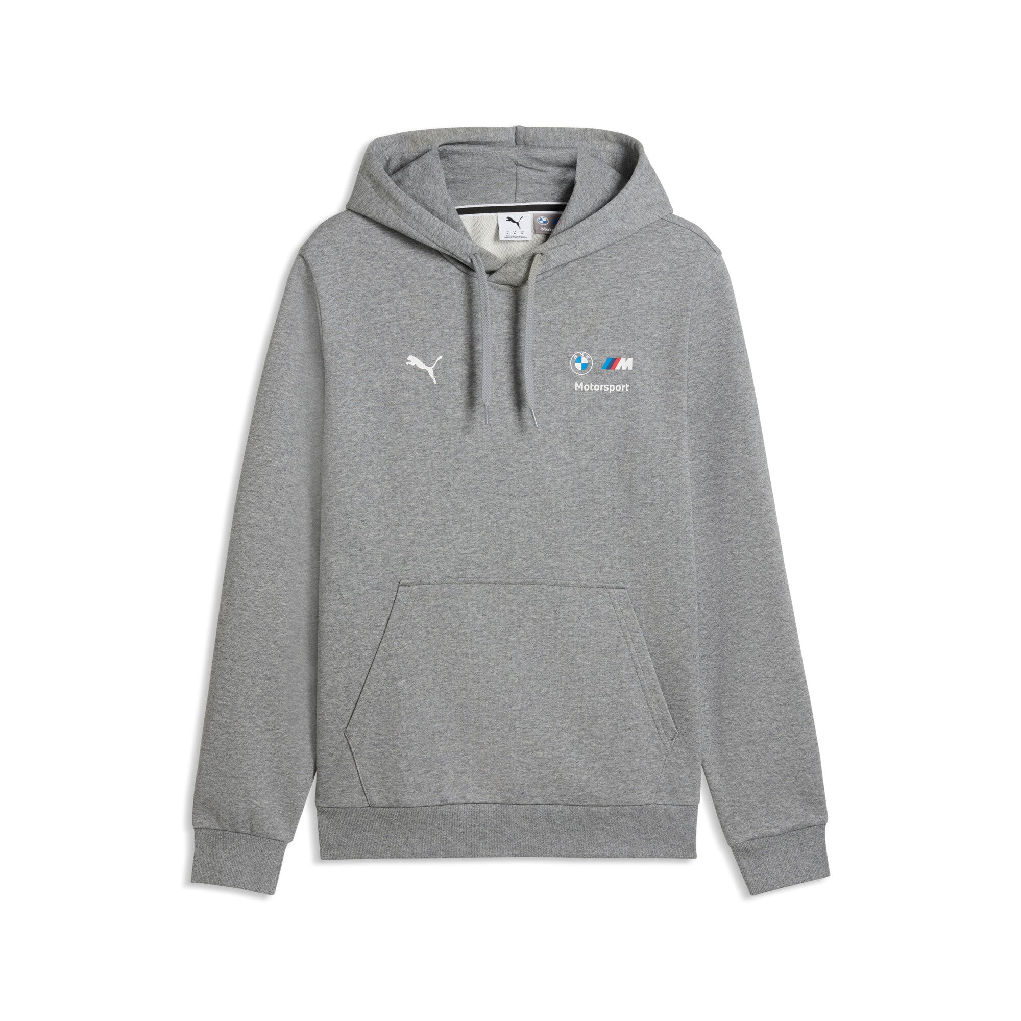 PUMA BMW M MOTORSPORT essentials hoodie men in medium gray heather - Image 1