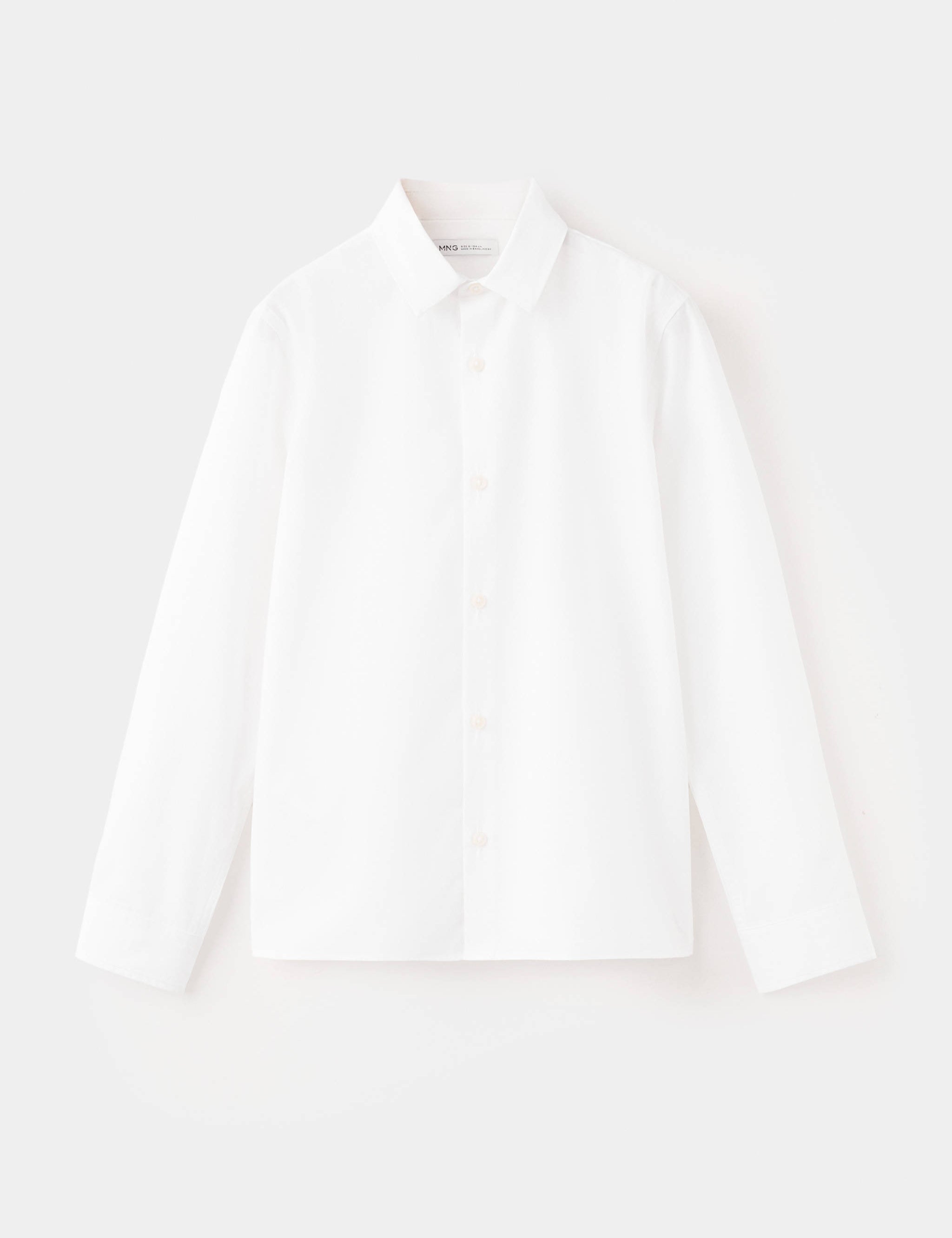 Mango camisa popelin in white - Image 1