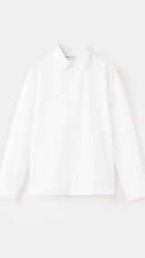 Mango camisa popelin in white - Image 1