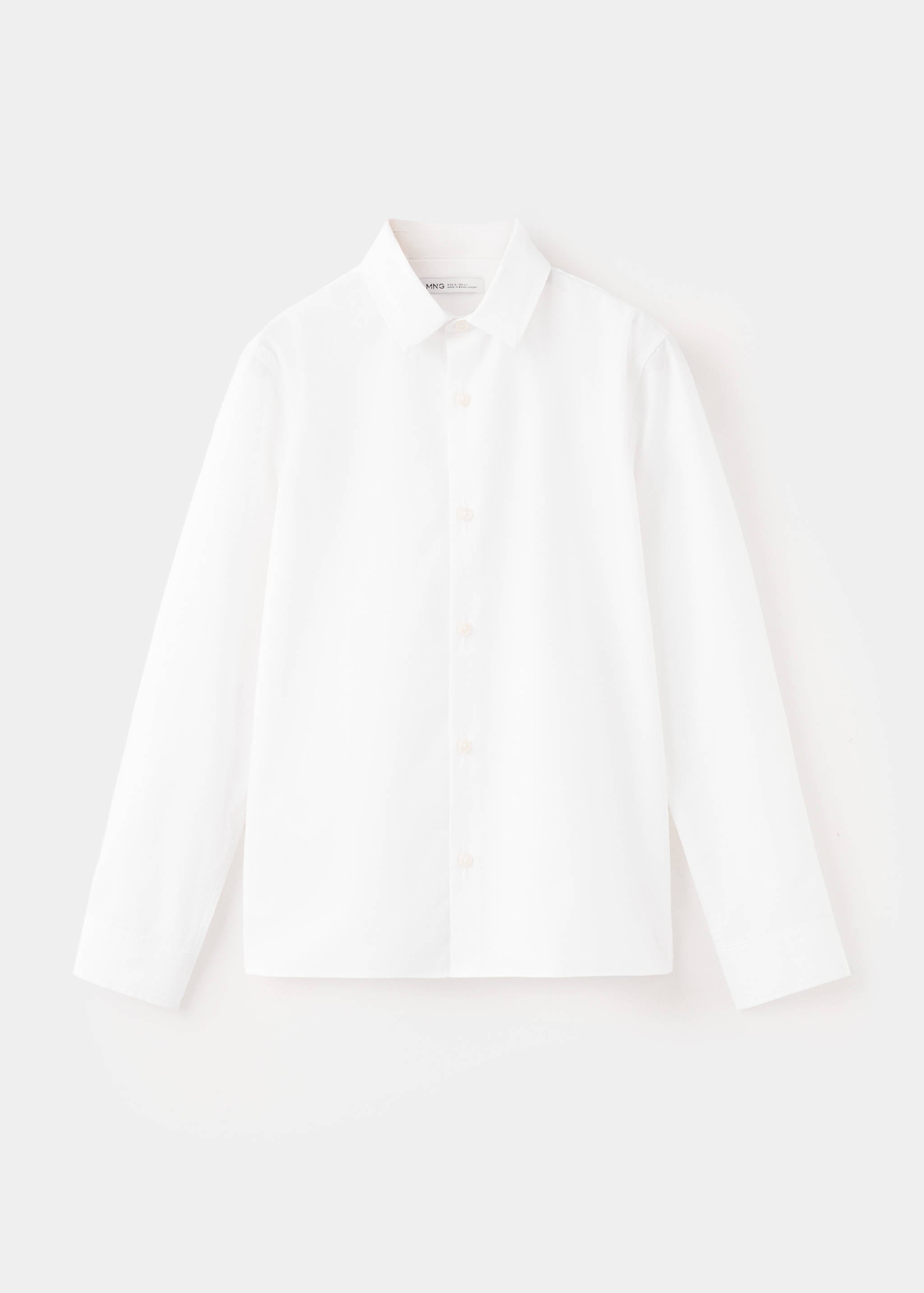 Mango camisa popelin in white - Image 1