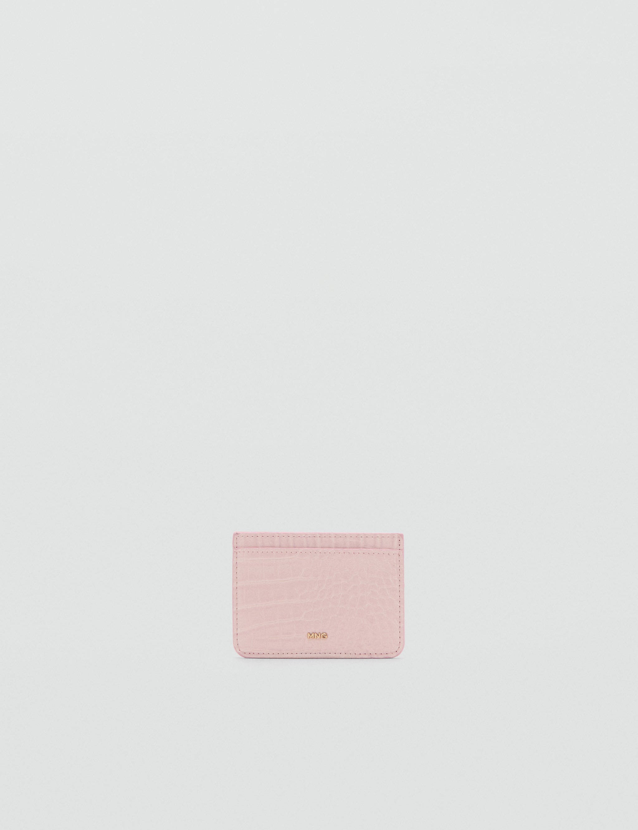 Mango tarjetero p victoria in light pink - Image 1