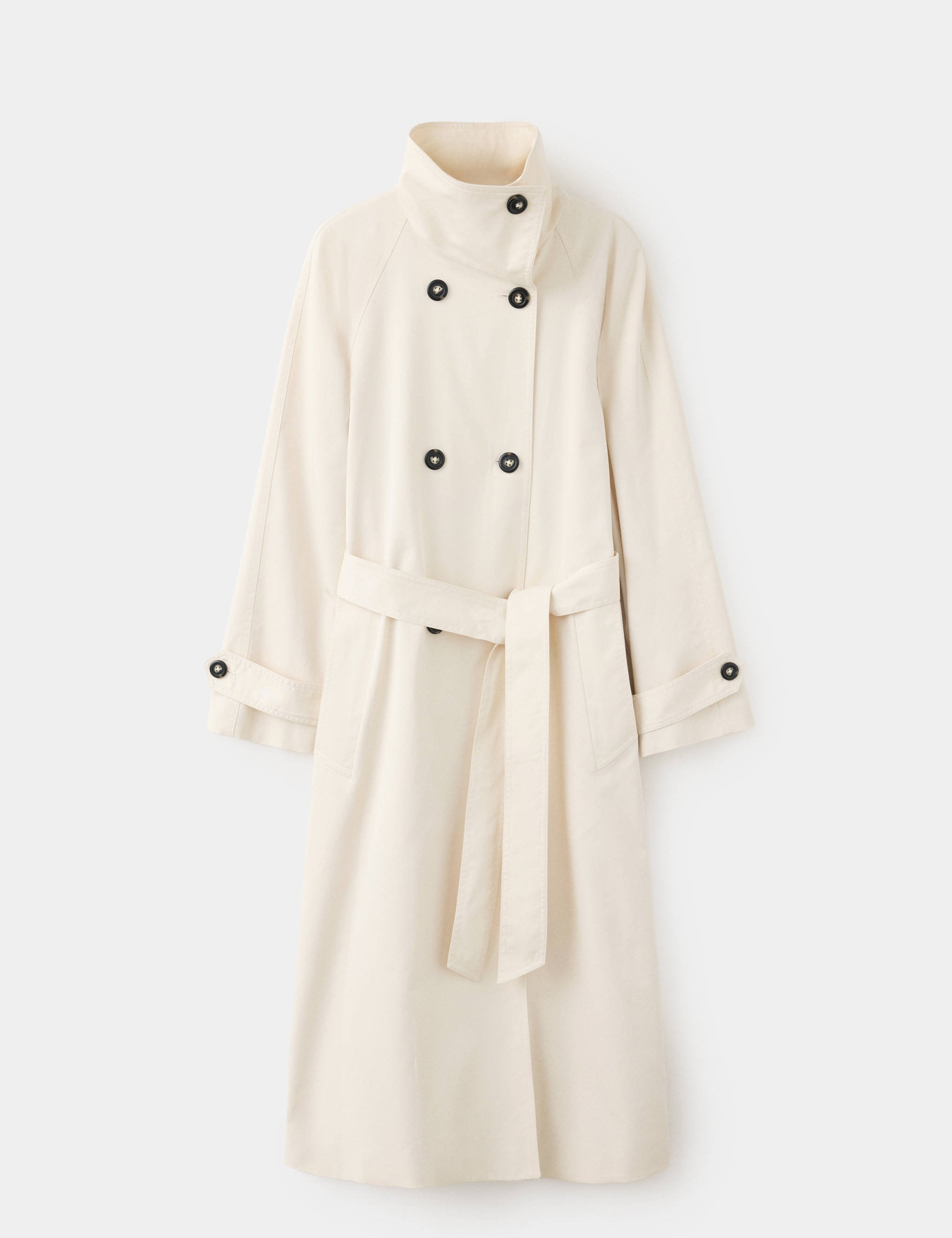 Mango trench cielo in off white - Image 1