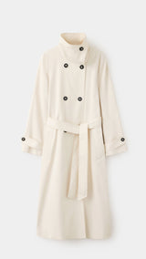 Mango trench cielo in off white - Image 1