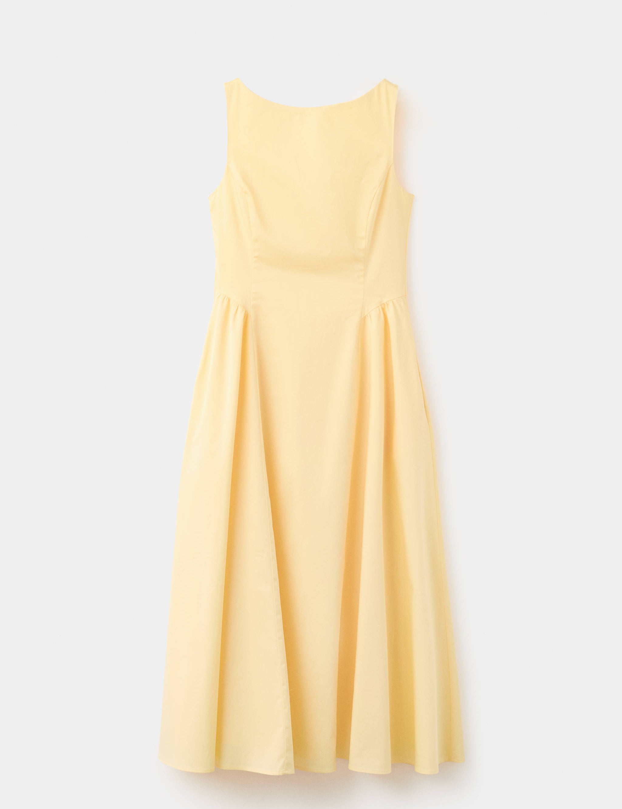 Mango vestido nicole in pastel yellow - Image 1