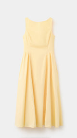 Mango vestido nicole in pastel yellow - Image 1