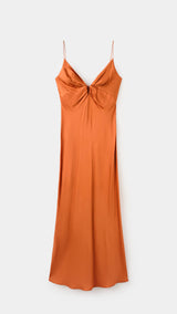 Mango dress victoria in orange - Image 1
