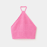 Mango top aylin in fuchsia - Image 1
