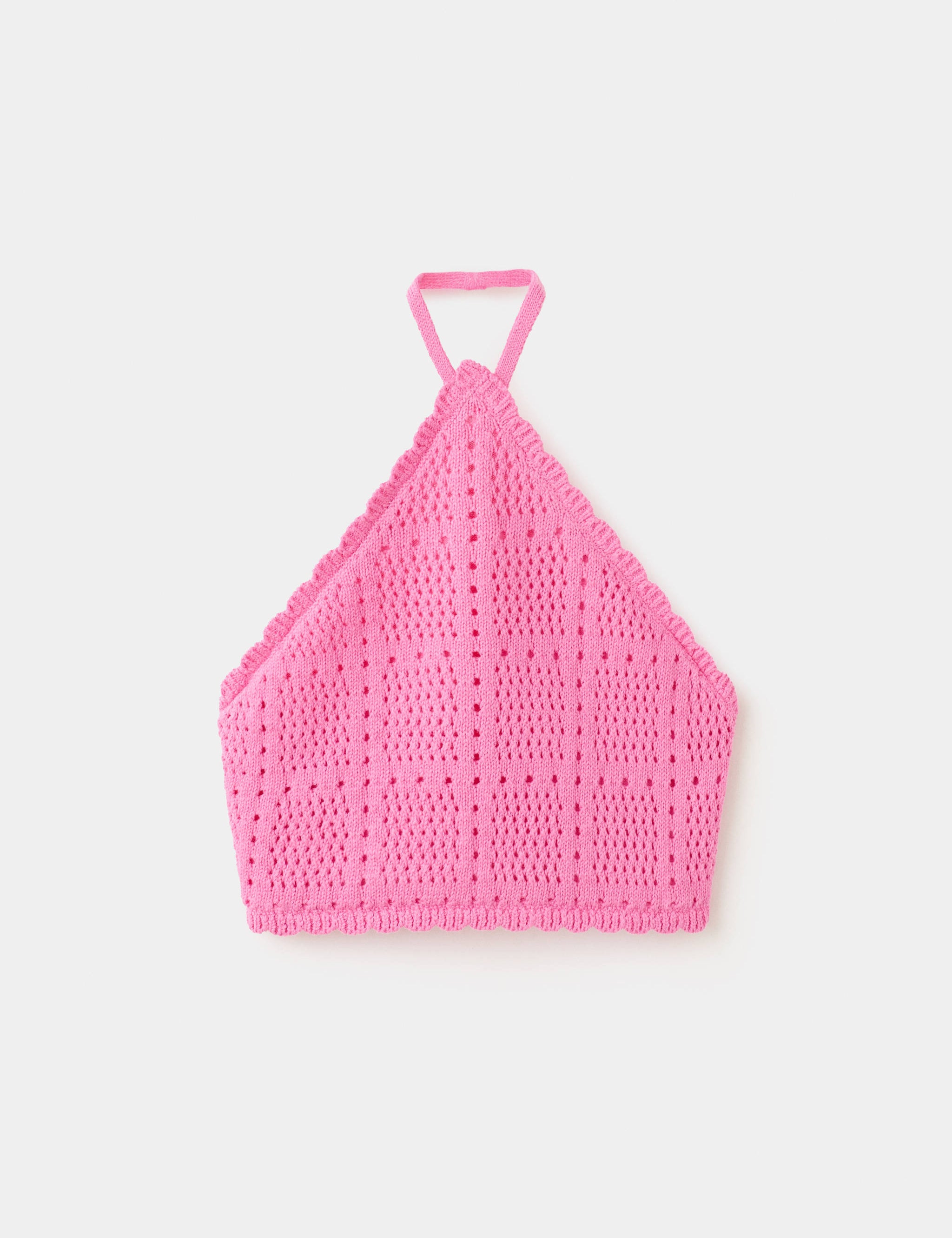 Mango top aylin in fuchsia - Image 1