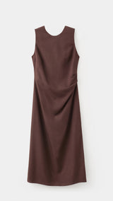 Mango vestido julie in brown - Image 1