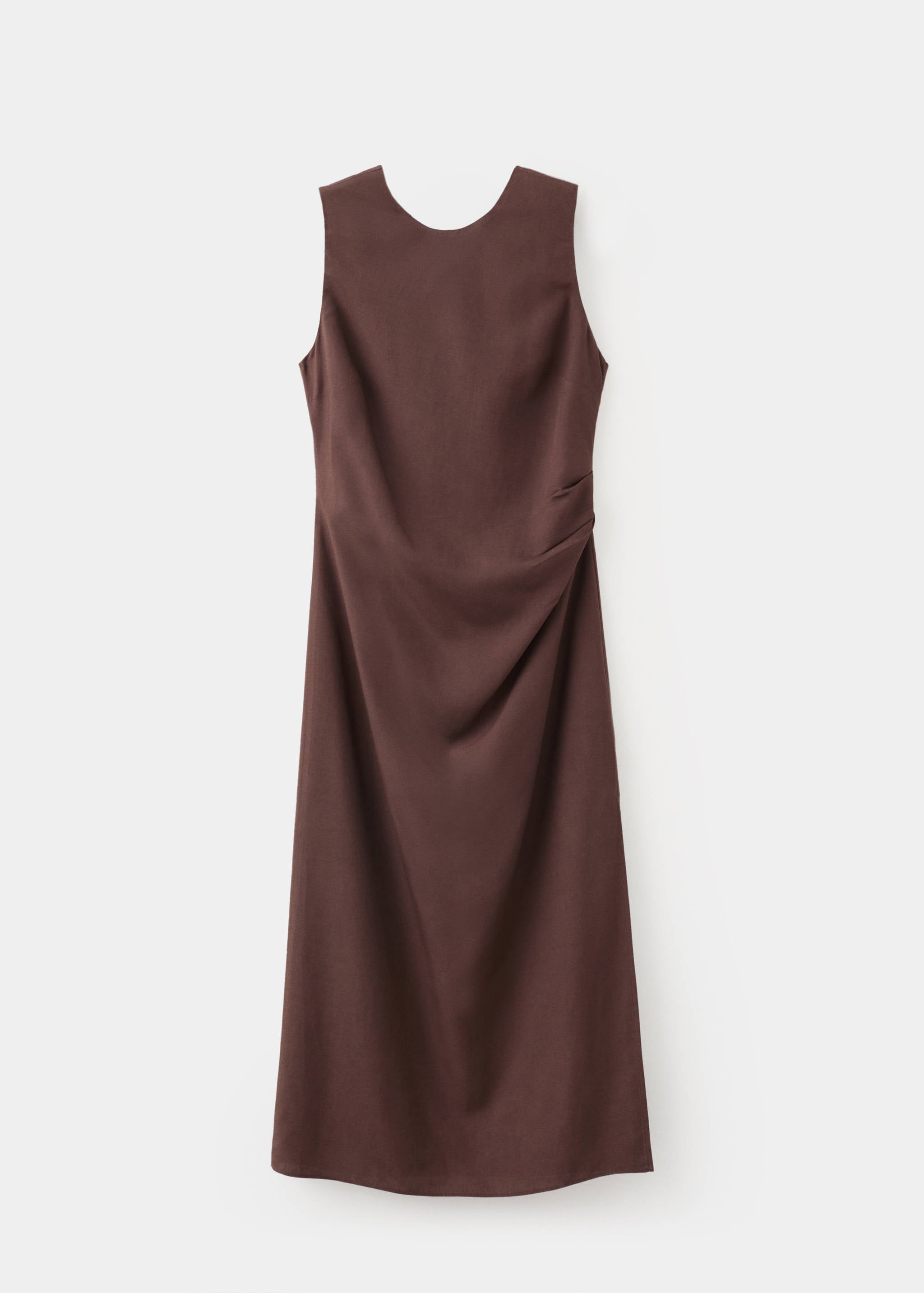 Mango vestido julie in brown - Image 1