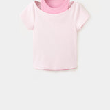 Mango camiseta daiquiri in pink - Image 1
