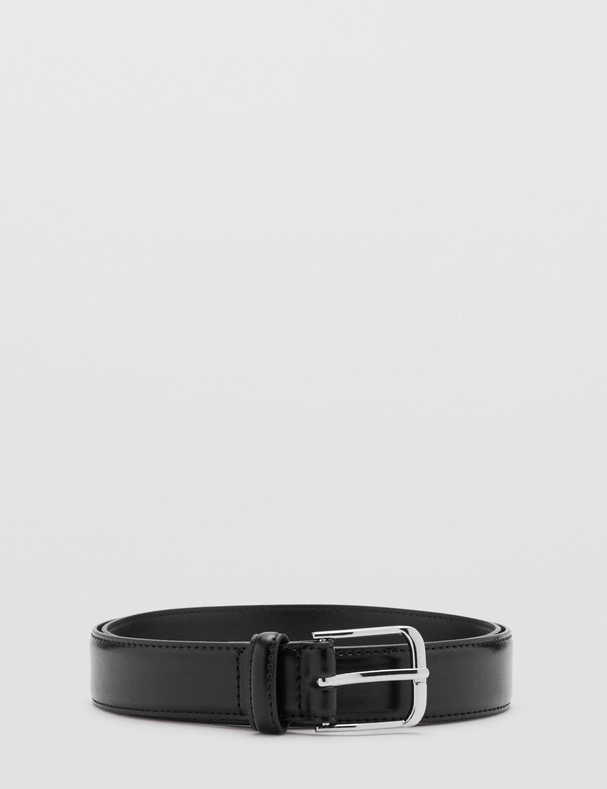 Mango cinturon basic in black - Image 1