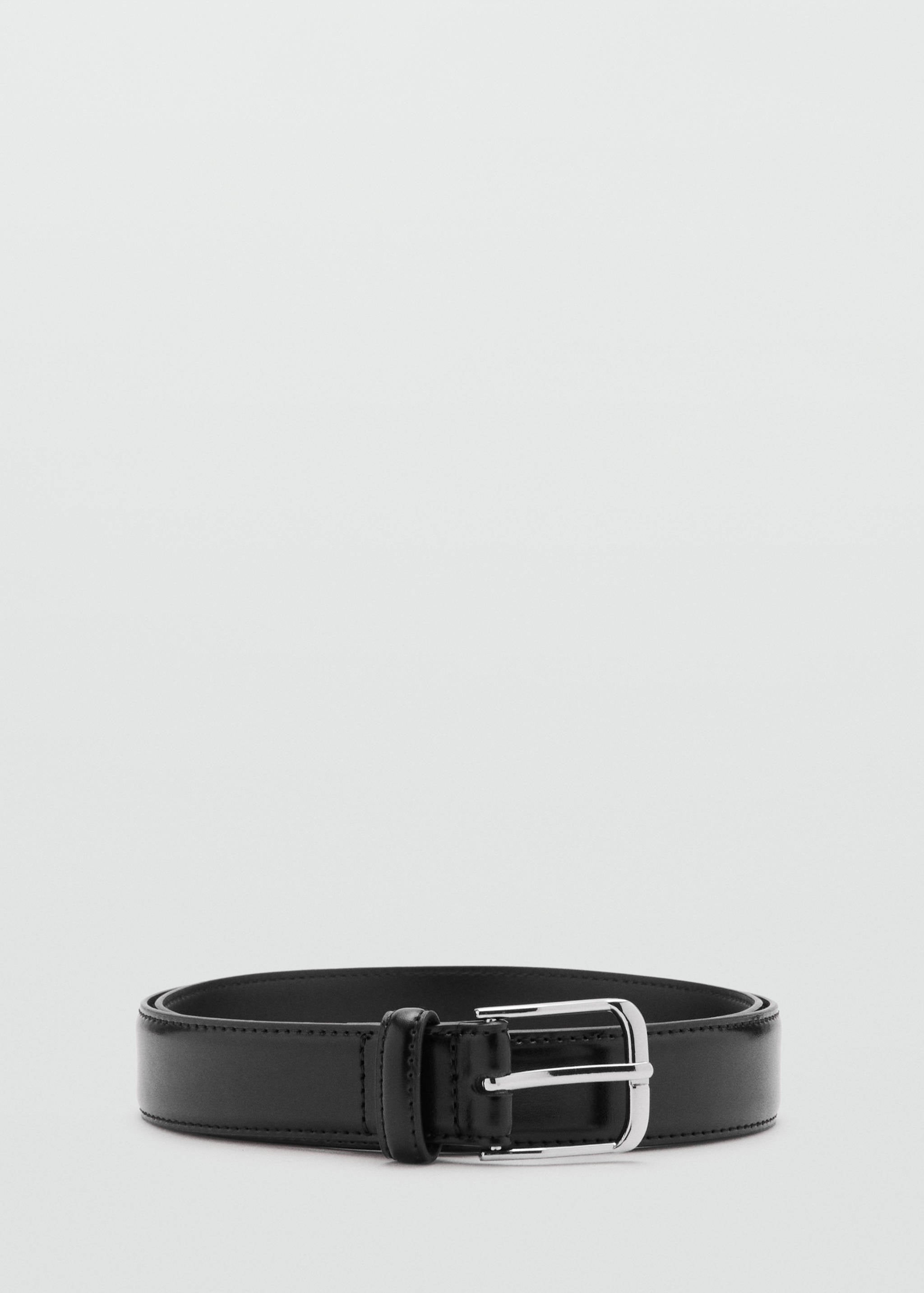 Mango cinturon basic in black - Image 1