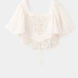 Mango blusa giovana in off white - Image 1