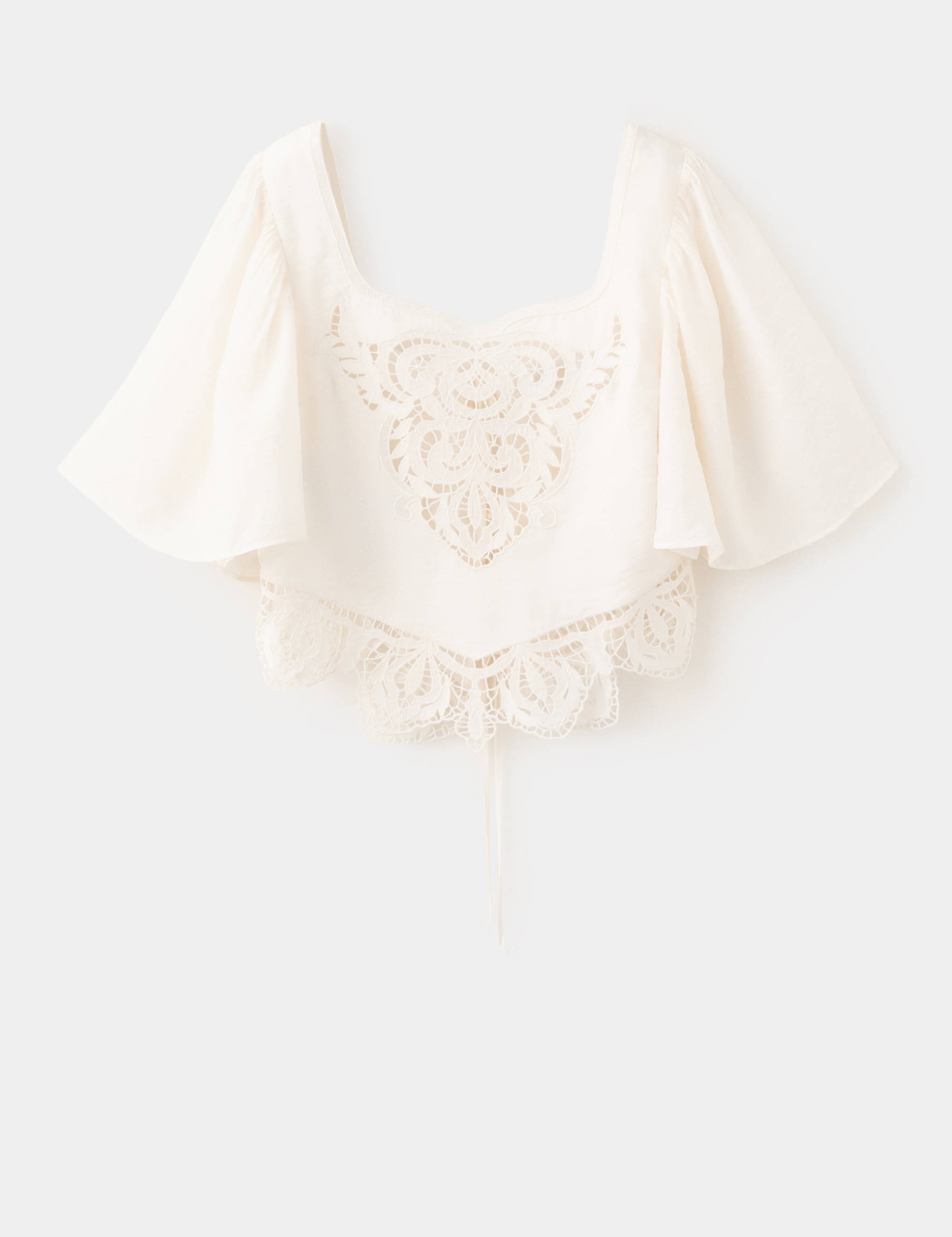 Mango blusa giovana in off white - Image 1