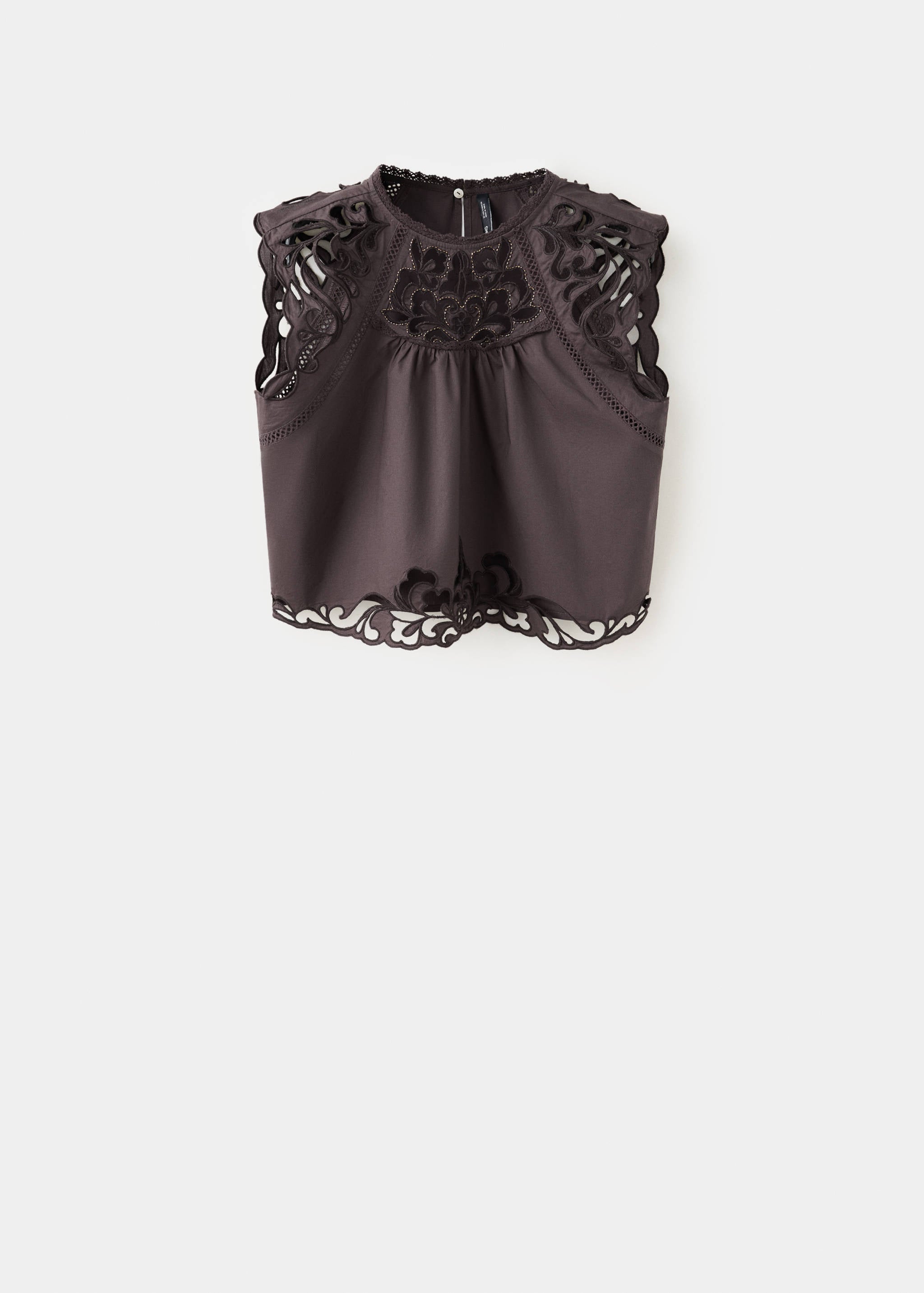 Mango top buba in brown - Image 1