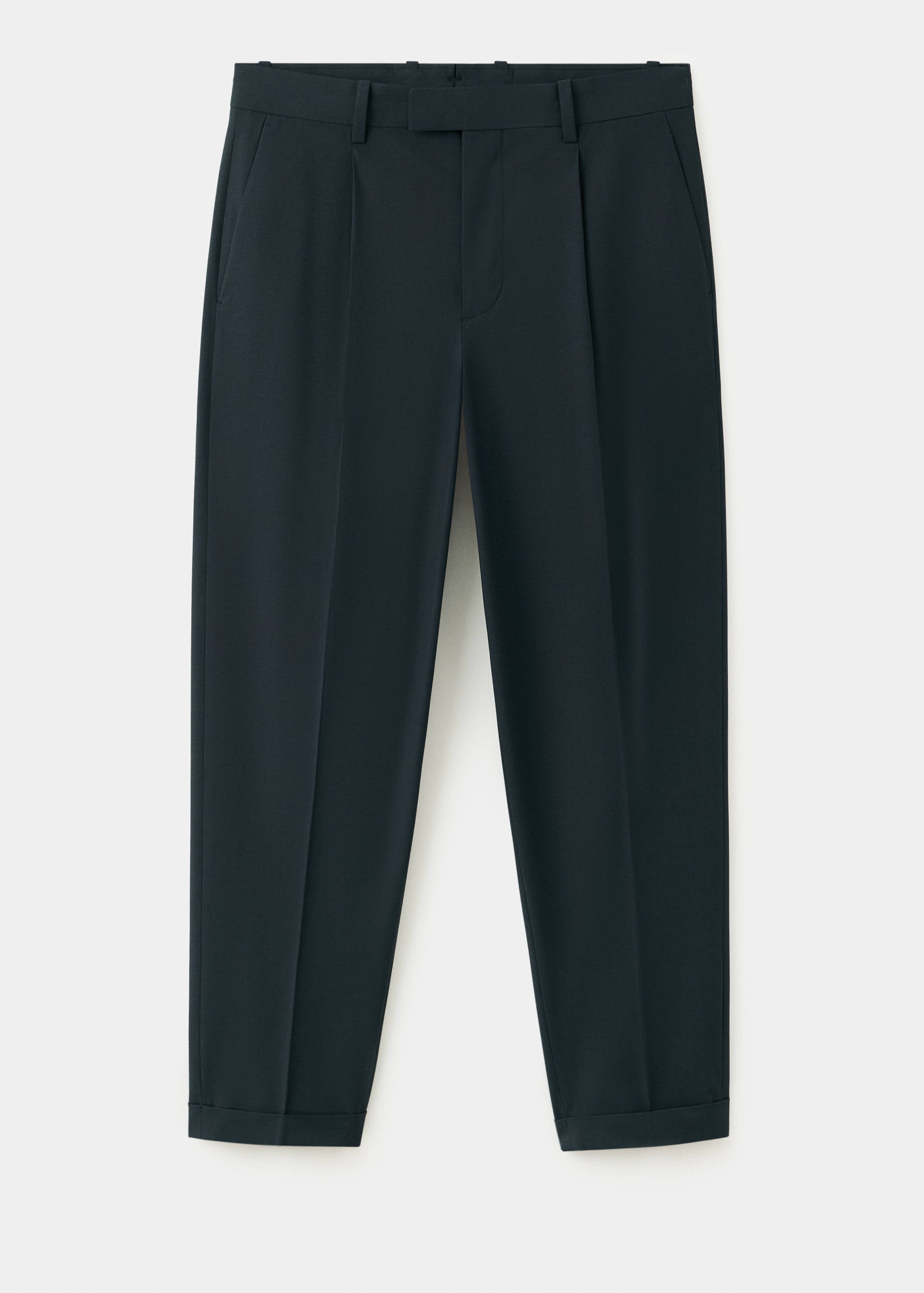 Mango pantalon boston in navy - Image 1