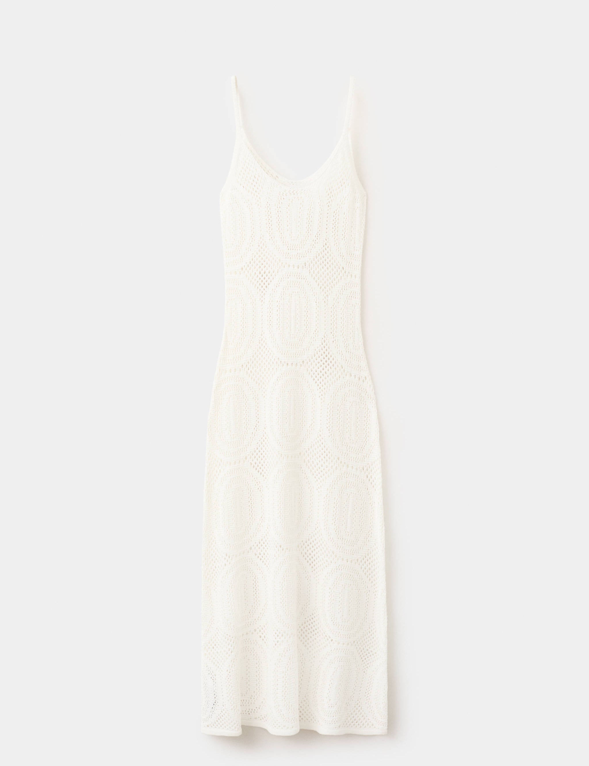 Mango vestido boniato in white - Image 1