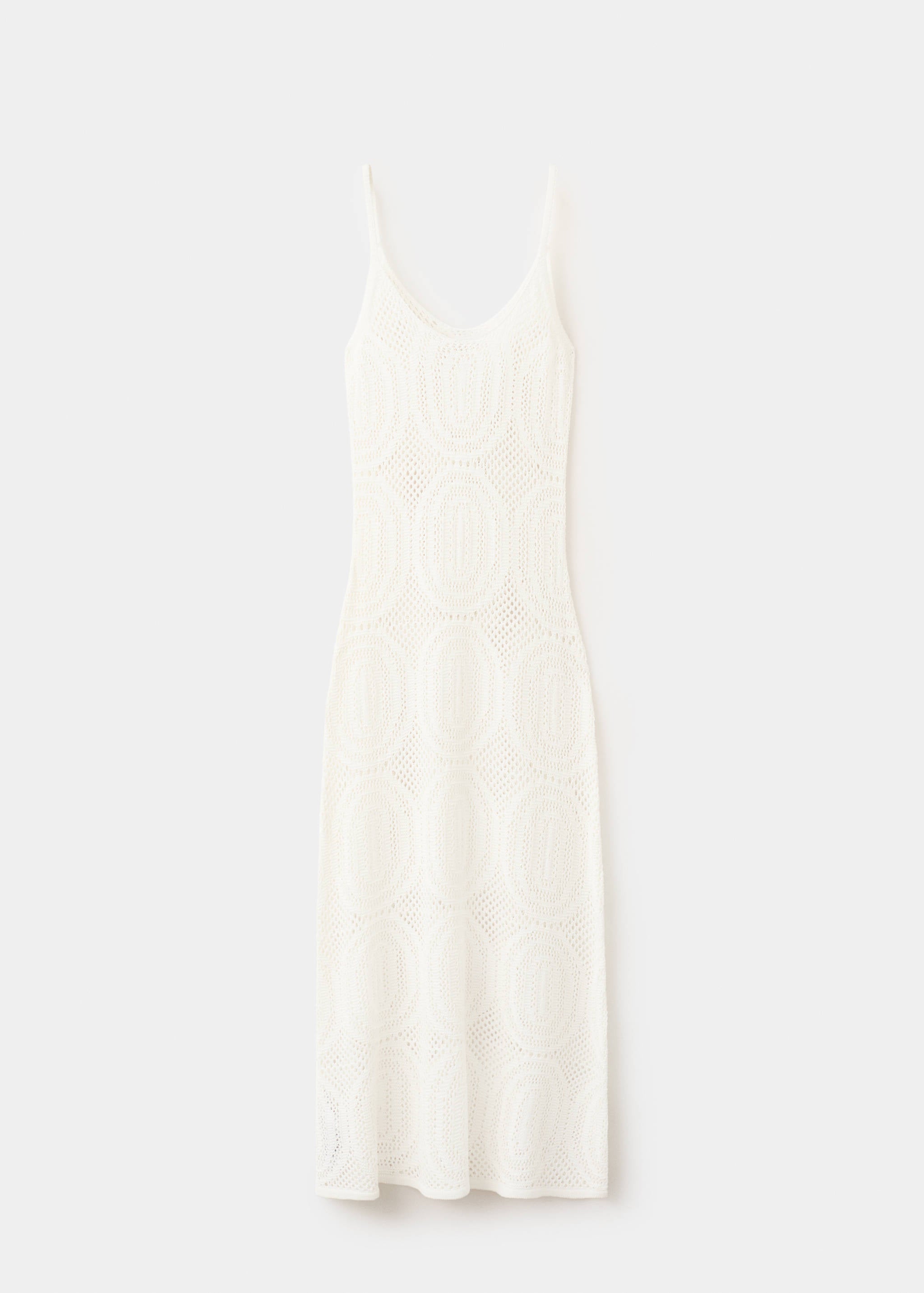 Mango vestido boniato in white - Image 1