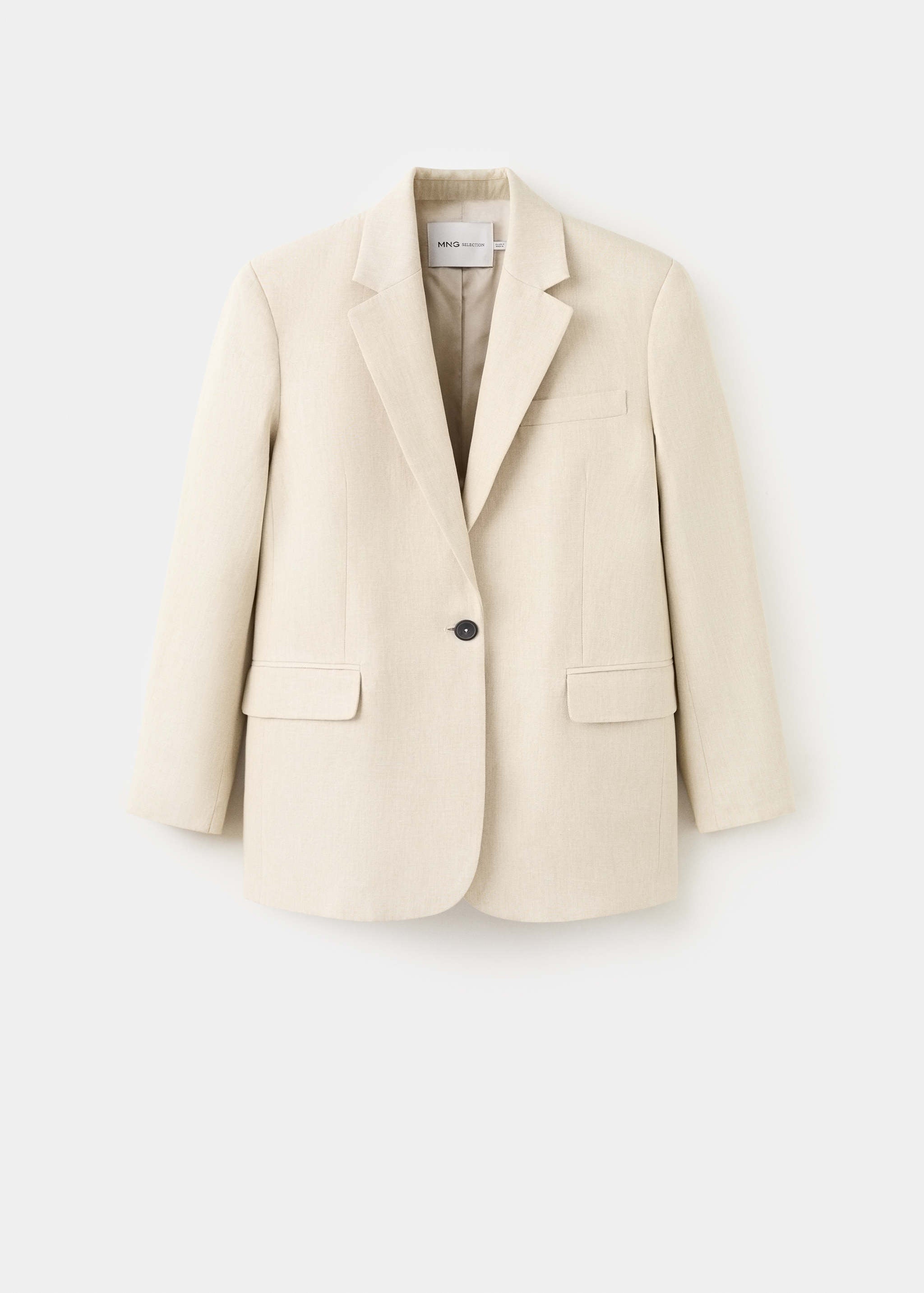 Mango blazer casiopea in sand - Image 1