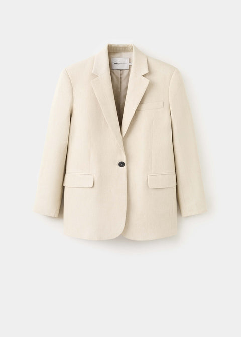 Mango blazer casiopea in sand
