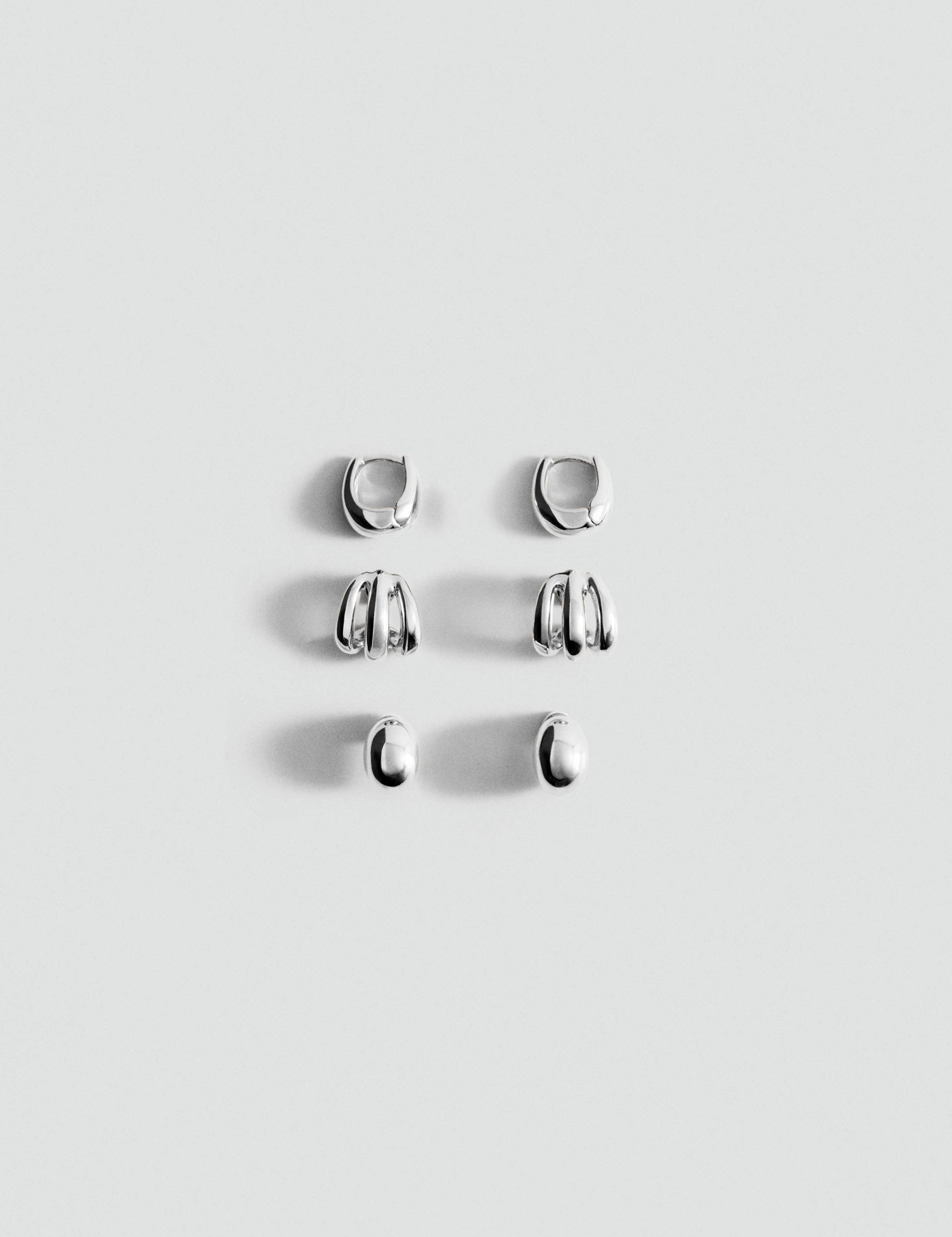 Mango pendiente jim in silver - Image 1