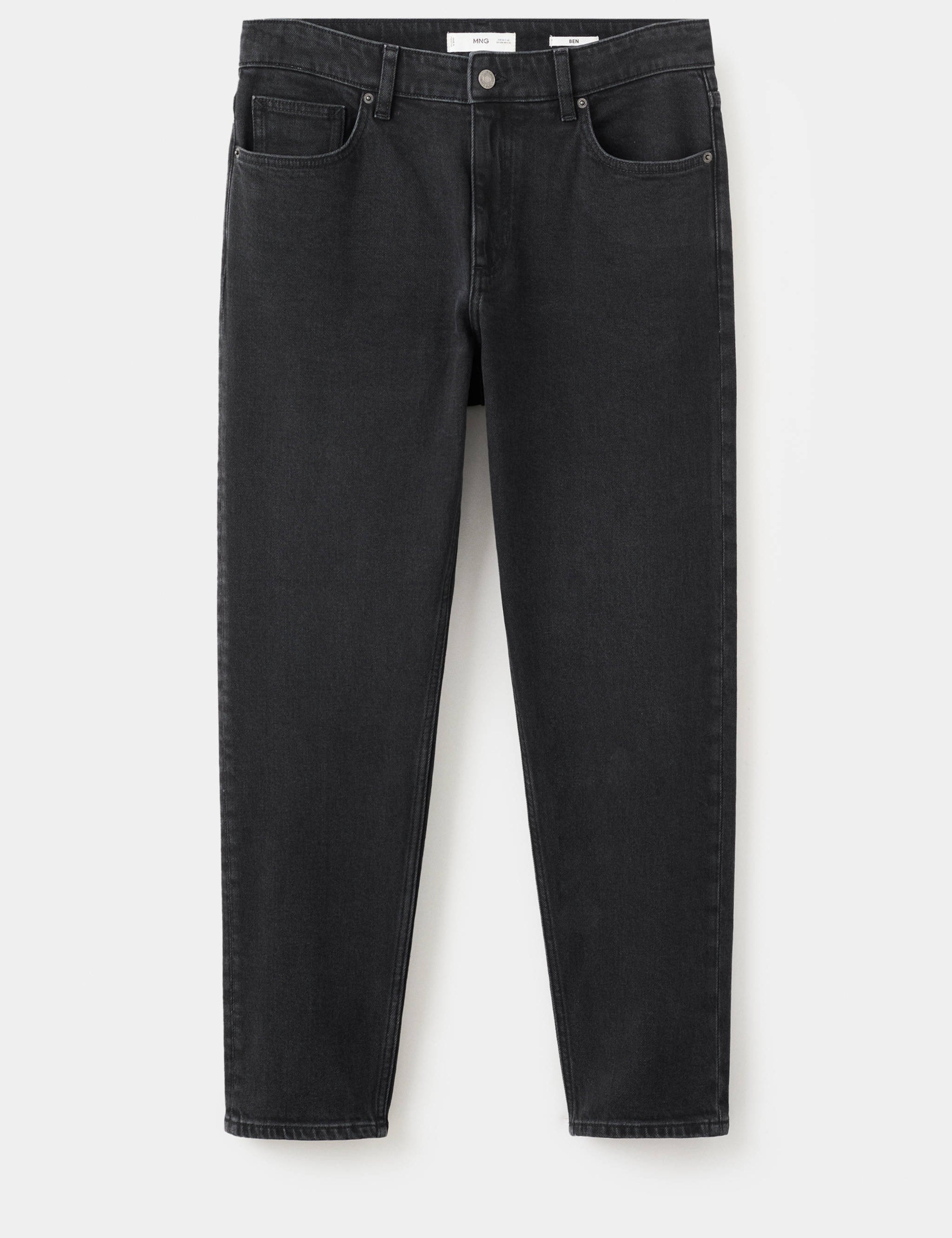 Mango jeans ben in black denim - Image 1