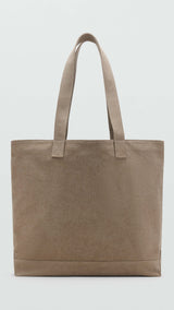 Mango bolso tote in beige - Image 1
