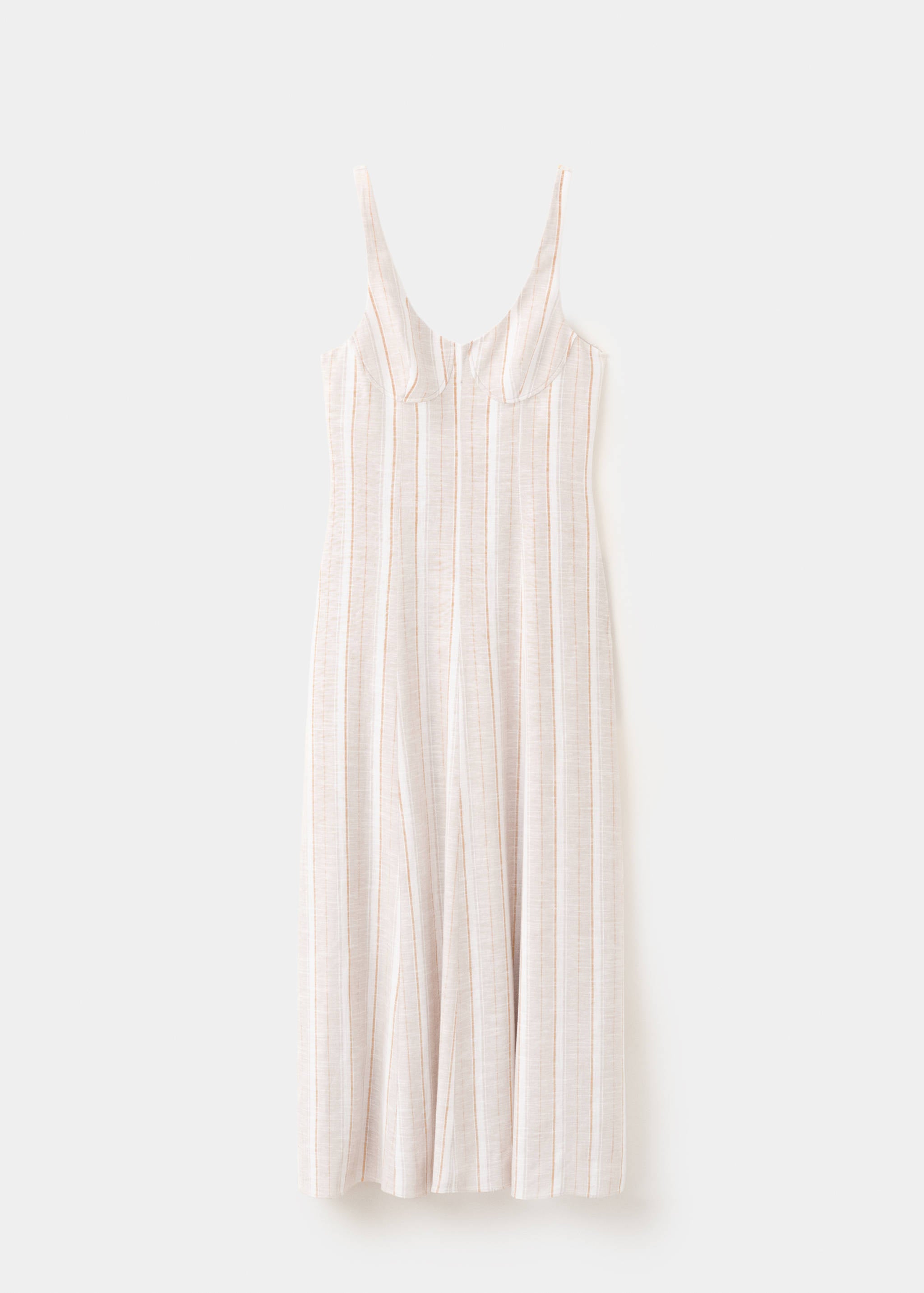 Mango vestido valery in stone - Image 1