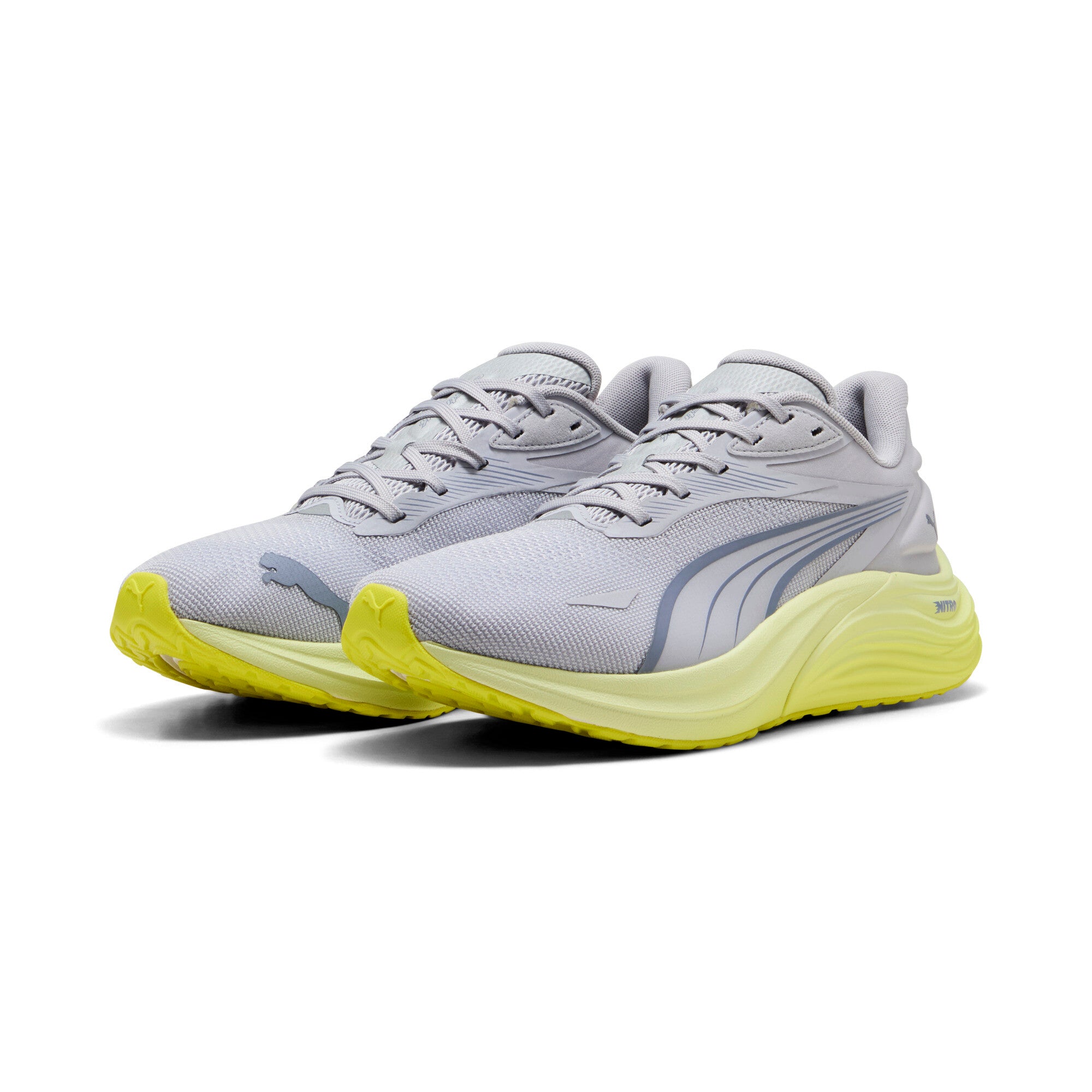 PUMA electrify NITRO™ 4 running shoes men in vibrant silver and apple spritz - Image 1