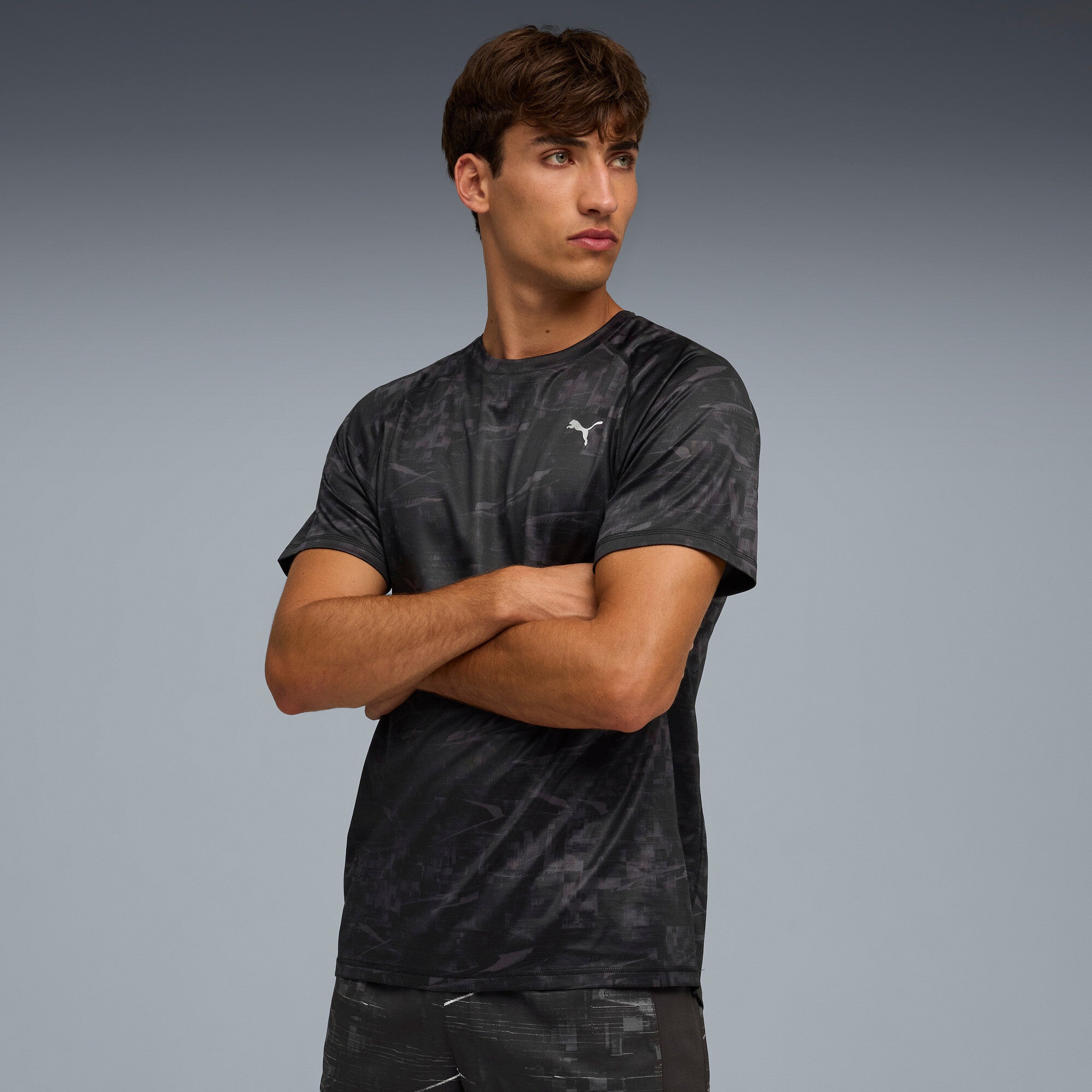 PUMA RUN VELOCITY tee in black - Image 1