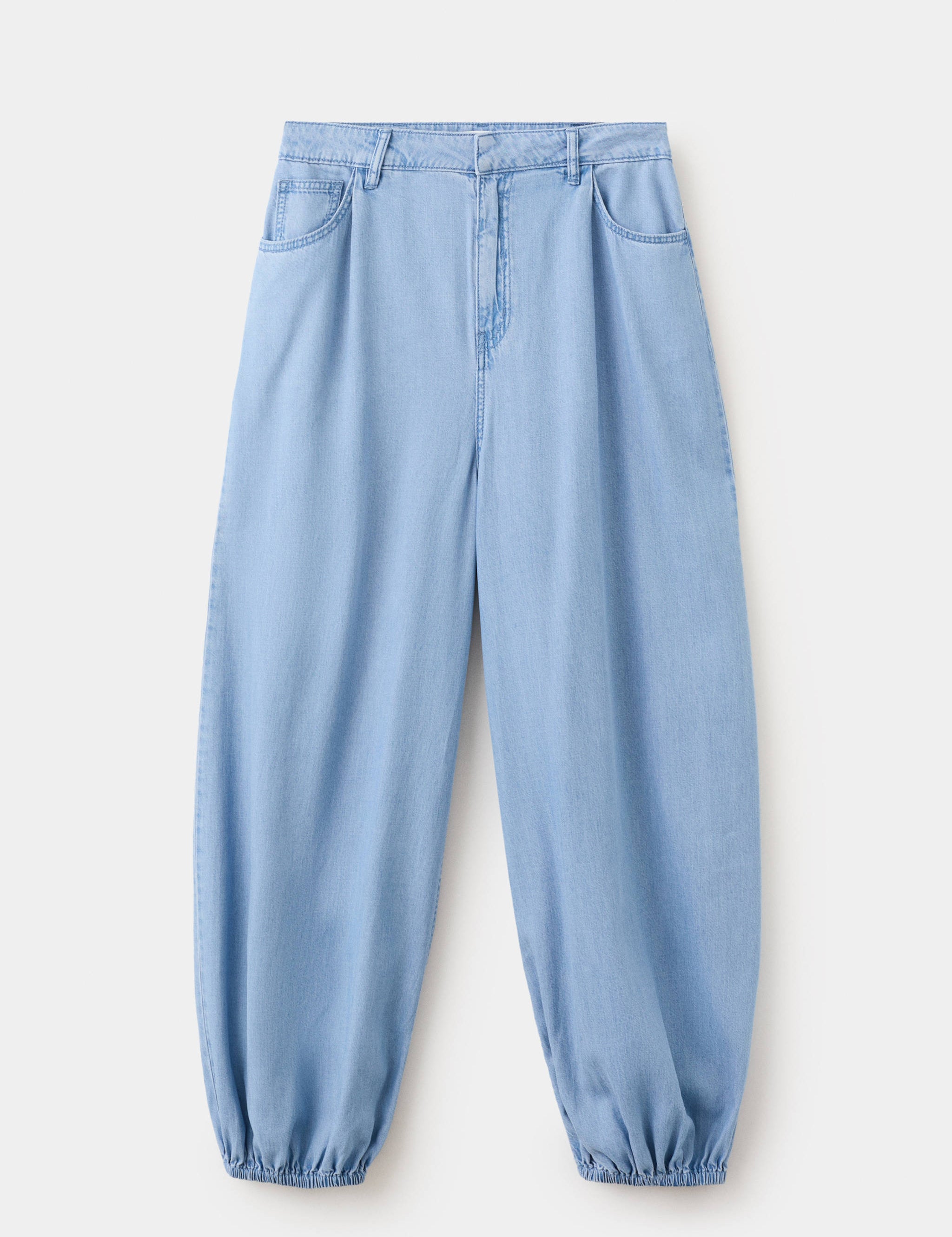 Mango pantalon emma in light denim - Image 1