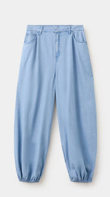 Mango pantalon emma in light denim - Image 1